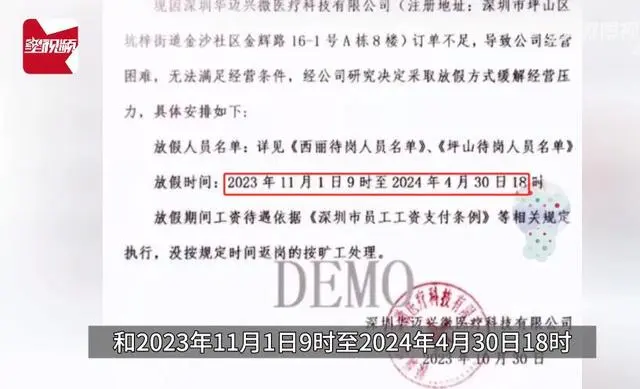 深圳一公司给员工放假10个月_深圳公司放假期间工资发放规定_2021年深圳公司放假