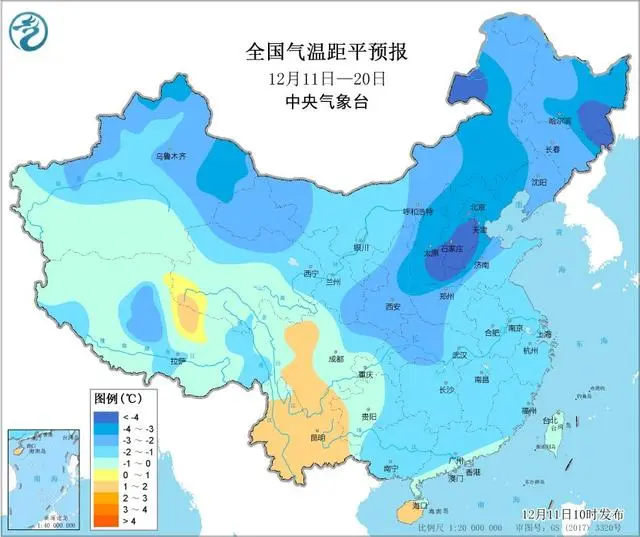 北方多地气温将连创新低_北方多地气温将接近历史同期最低_北方气温变化大的原因