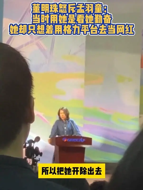 董明珠孟宇童_董明珠和孟雨桐_董明珠怒斥孟羽童