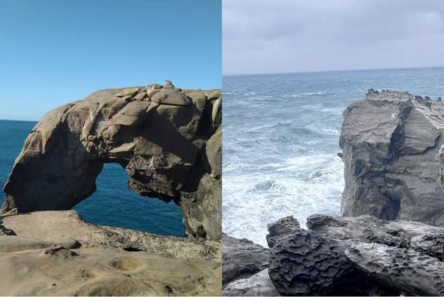 台湾象鼻岩在哪里_台湾知名景点象鼻岩“象鼻”坠海_台州象鼻岩