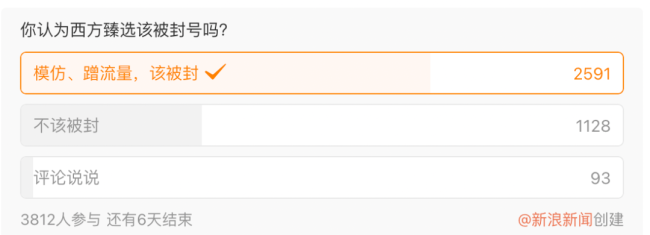 西方臻选主播疑似模仿董宇辉:账号已被平台封禁 内容也被清空