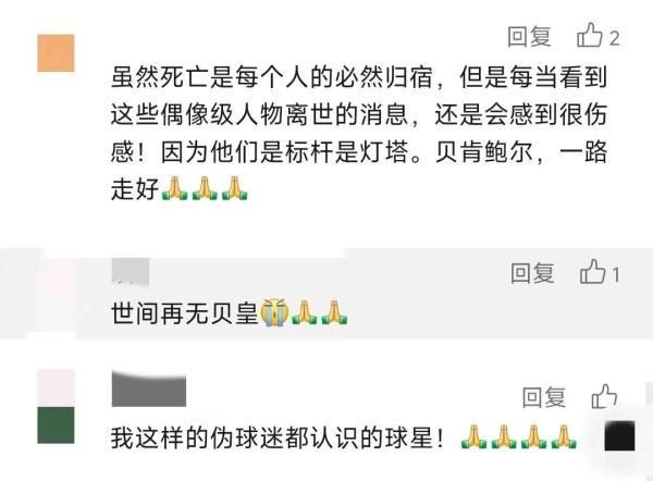 德国球星“足球皇帝”贝肯鲍尔去世