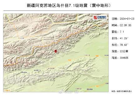 新疆乌什震中20公里内人口极其稀少 27趟列车停运
