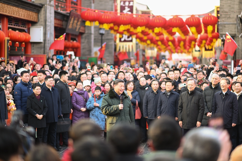 习近平在天津古文化街考察_习近平在天津古文化街考察_习近平在天津古文化街考察