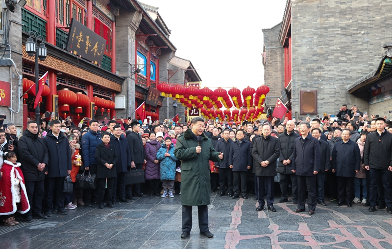 习近平在天津古文化街考察_习近平在天津古文化街考察_习近平在天津古文化街考察