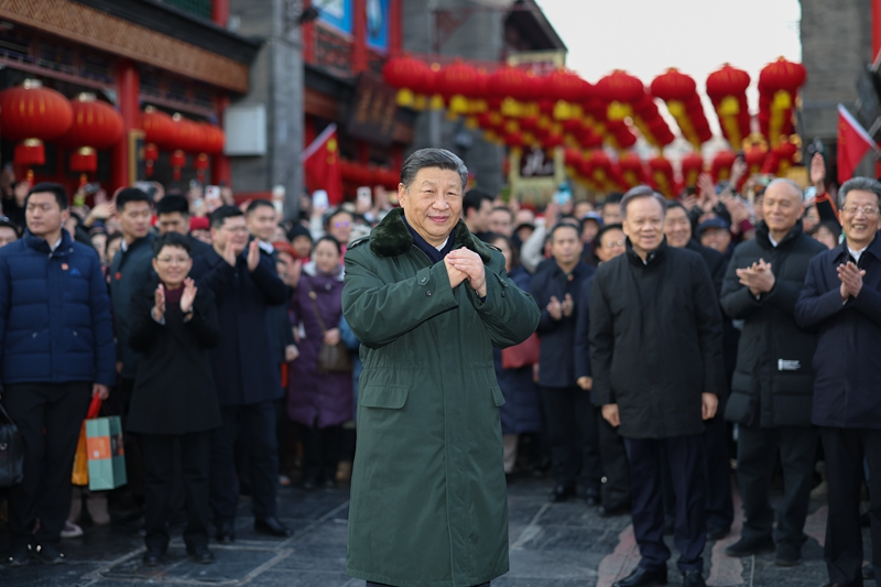 习近平在天津古文化街考察_习近平在天津古文化街考察_习近平在天津古文化街考察