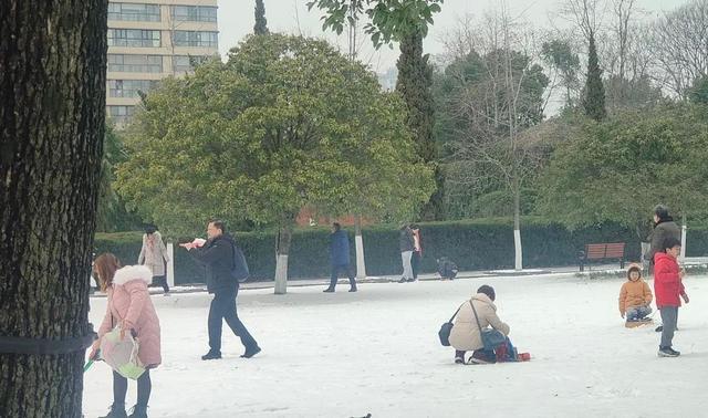 小伙江滩滑雪不慎掉入江中 所幸江边水浅并无大碍