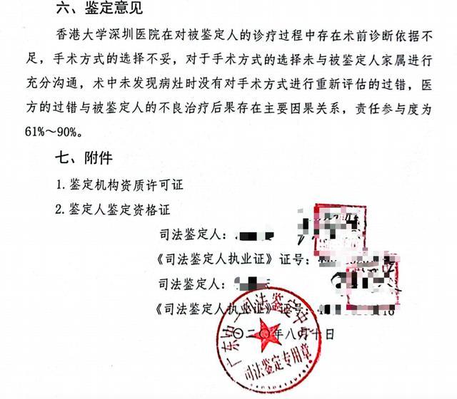 未发现肿瘤仍切除器官医院担全责赔偿62万余元