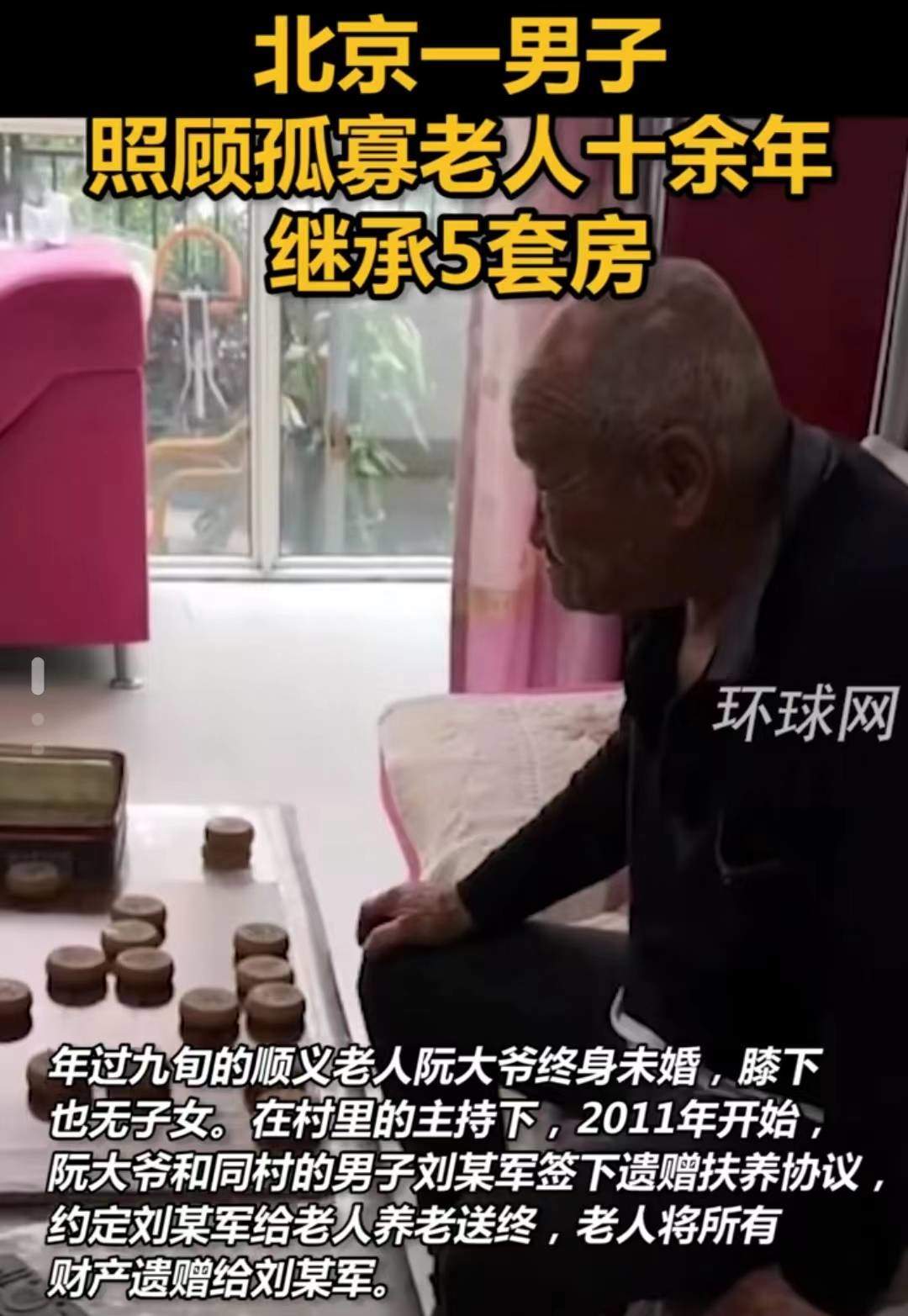 继承老人房子是否负责抚养_男子照顾孤寡老人12年继承北京5套房_继承孤寡老人的房产