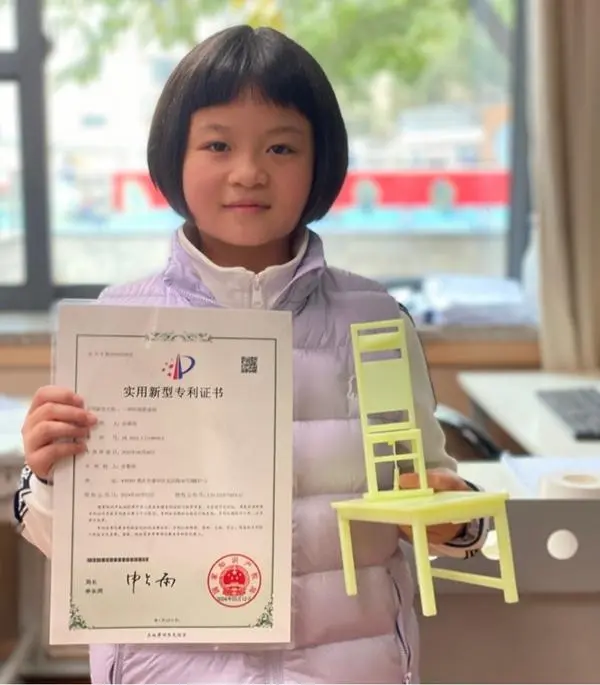 中国发明与专利属于什么期刊_9岁女孩发明防地震桌椅获国家专利_国内首个新冠疫苗专利获批