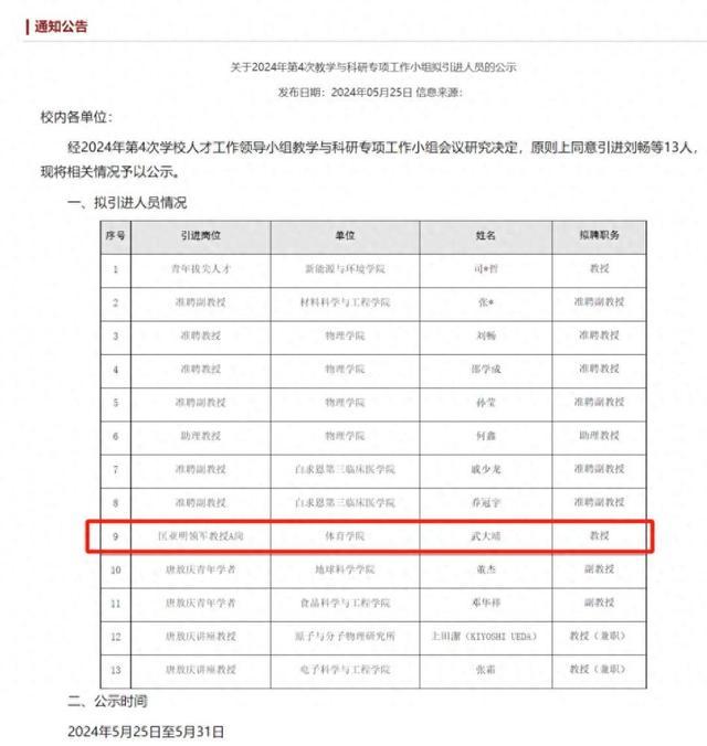 武大靖回应学历质疑