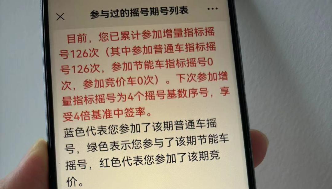 燃油车咨询火爆 广州下月超3万人“久摇必中“