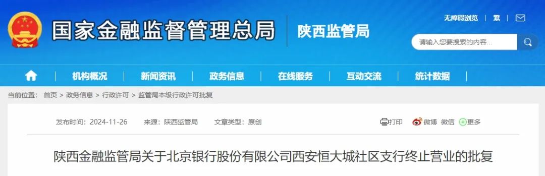 西安5个银行支行终止营业_支行营业终止西安银行营业_银行网点终止营业