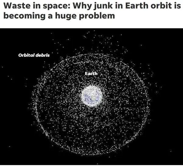 半吨重太空垃圾坠落肯尼亚村庄_太空垃圾事件_太空垃圾坠落地球