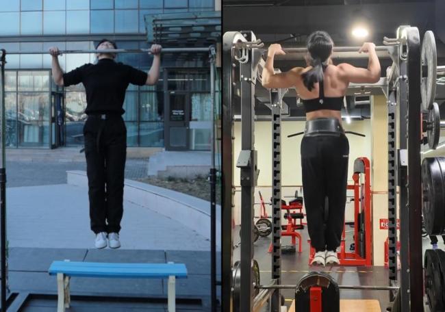 22岁女孩做引体向上刷新世界纪录 1分钟44次创佳绩