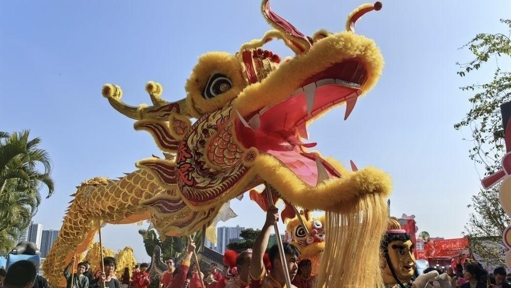 龙狮锣鼓迎新春！春节期间岭南印象园广府年味浓