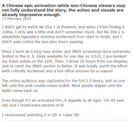 第一批上头《哪吒2》的老外出现了 海外观众赞不绝口