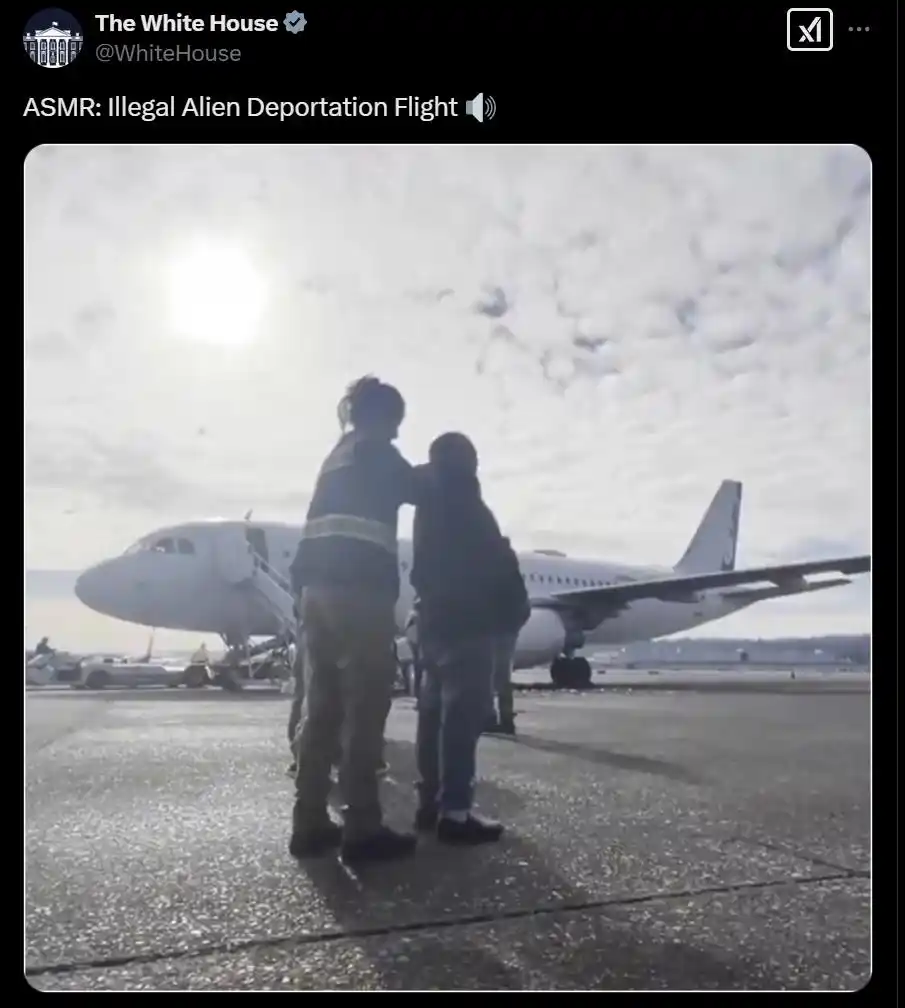 白宫发布非法移民戴镣铐登机视频_白宫移民入籍仪式_白宫移民改革方案