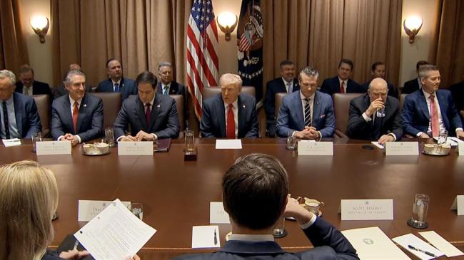 特朗普第二任期首次内阁会谈了啥