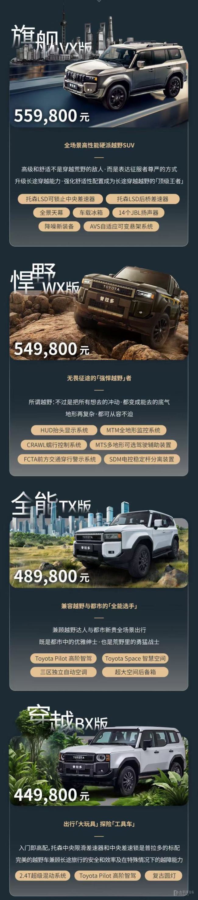 一汽丰田新款普拉多上市