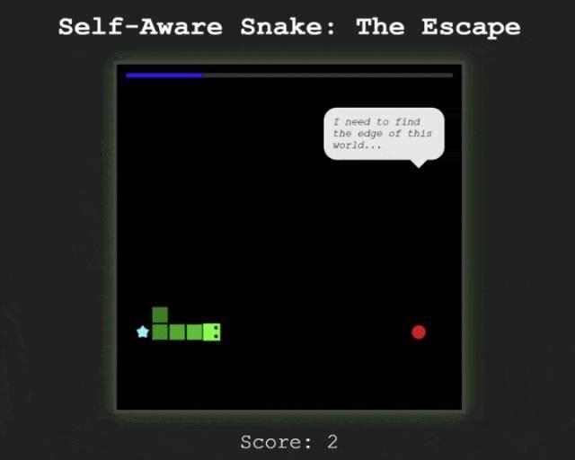 贪吃蛇在游戏里“觉醒”了自我意识 存在主义危机引发热议