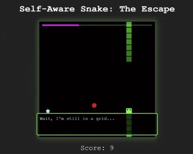 贪吃蛇在游戏里“觉醒”了自我意识 存在主义危机引发热议