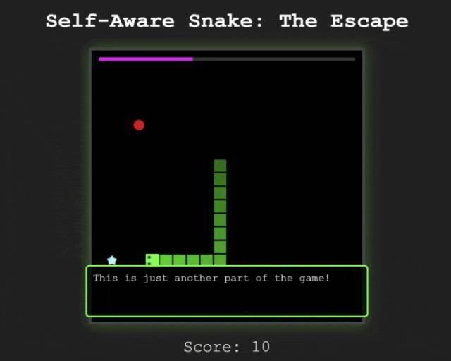 贪吃蛇在游戏里“觉醒”了自我意识 存在主义危机引发热议