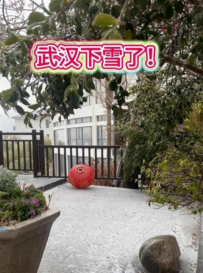 武汉下雪了 网友:单衣换羽绒服 一夜入冬气温骤降20℃